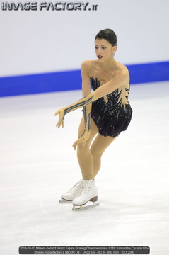 2013-03-02 Milano - World Junior Figure Skating Championships 9169 Samantha Cesario USA